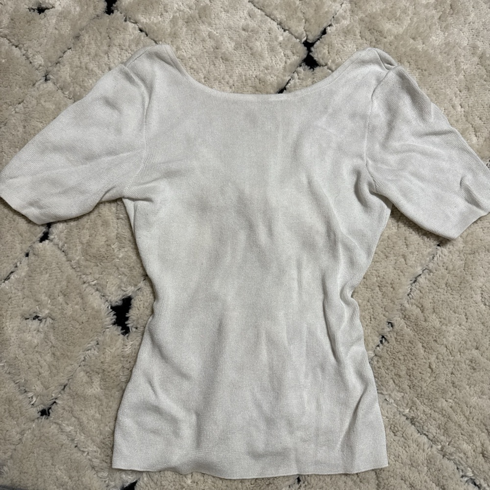 Mango Cream Knit Top